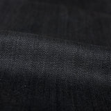 UB444 Tight Fit 11oz Solid Black Stretch Selvedge Denim | The Unbranded Brand