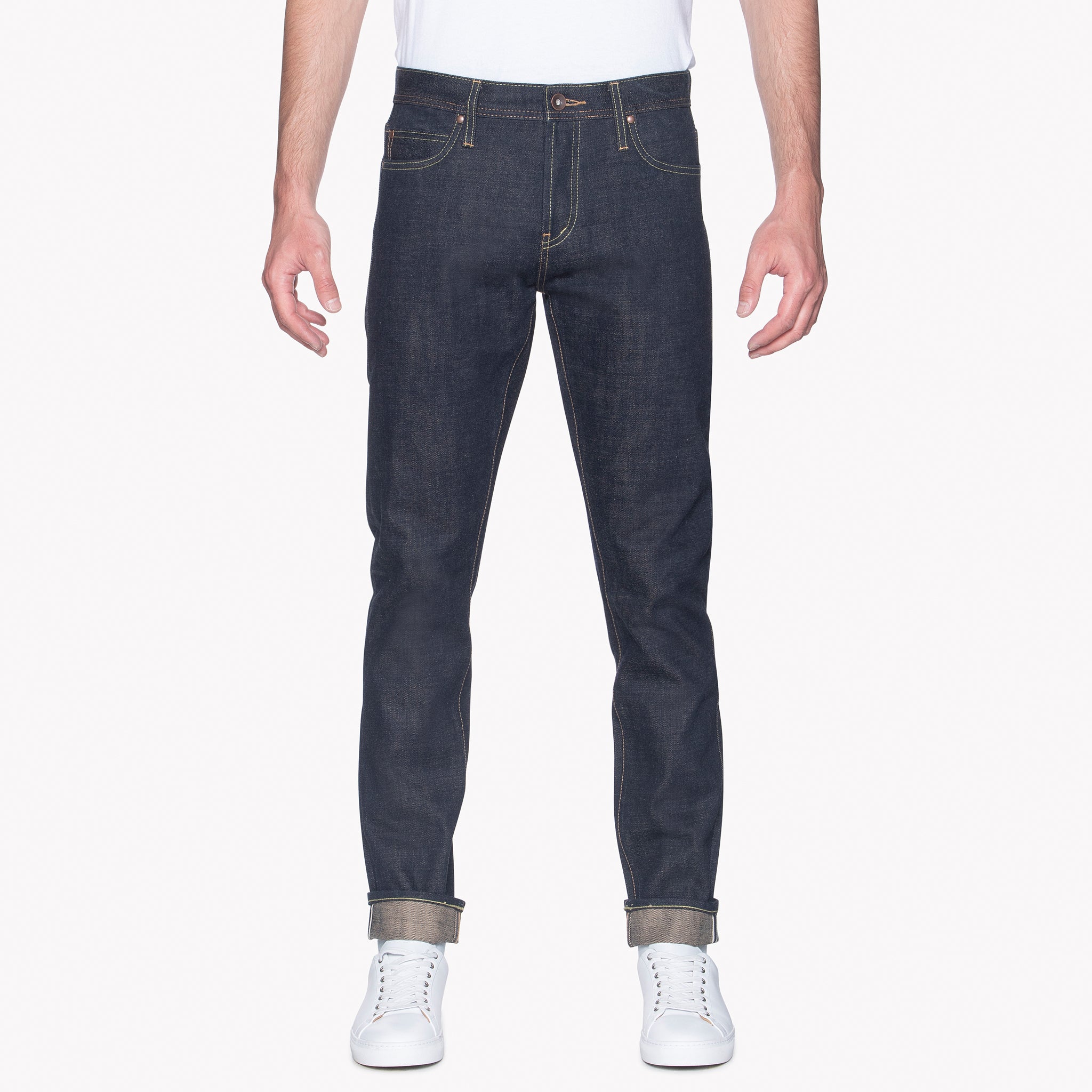 UB469 Tight Fit 18oz Slub Selvedge With Natural Seed Weft | The Unbranded Brand