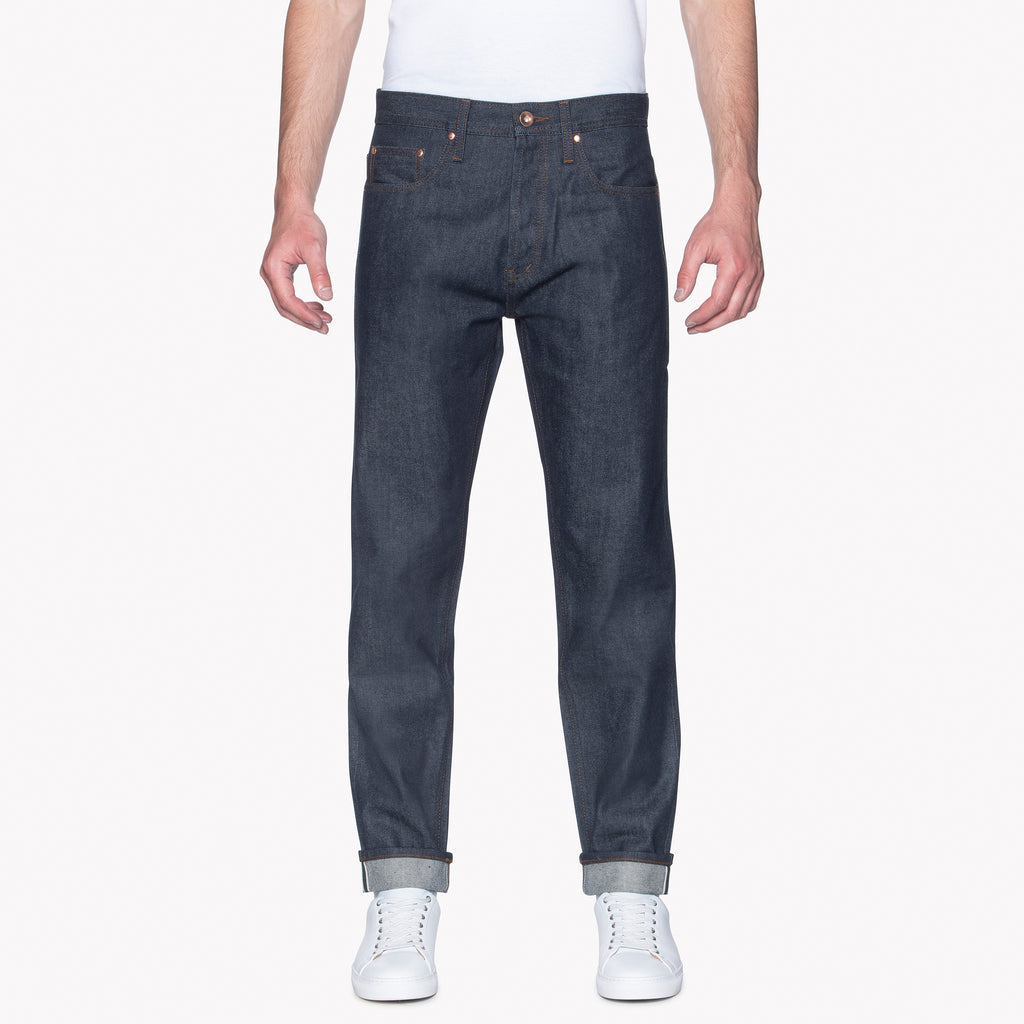 UB601 Relaxed Tapered Fit 14.5oz Indigo Selvedge Denim | The Unbranded Brand