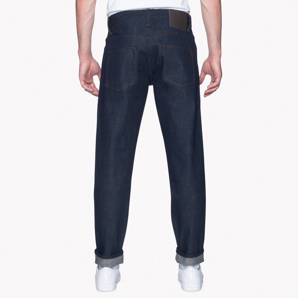 UB621 Relaxed Tapered Fit 21oz Indigo Selvedge Denim | The Unbranded Brand