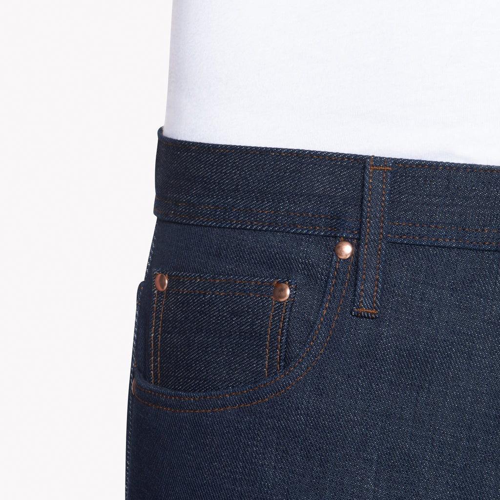 UB621 Relaxed Tapered Fit 21oz Indigo Selvedge Denim | The Unbranded Brand