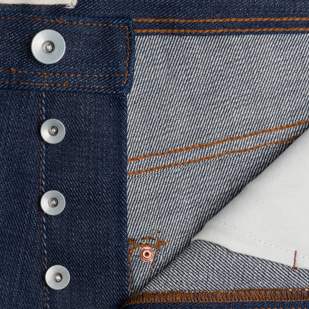 UB621 Relaxed Tapered Fit 21oz Indigo Selvedge Denim | The Unbranded Brand