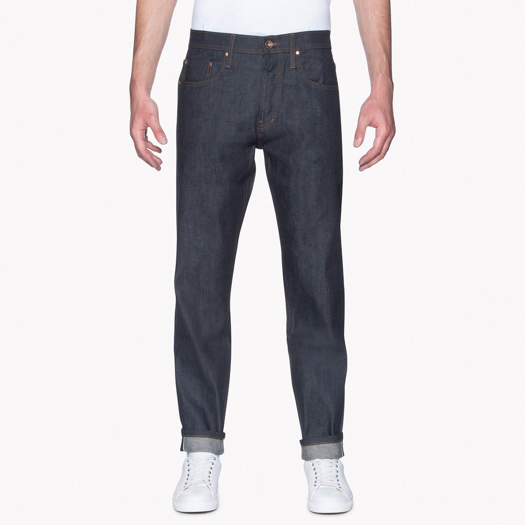 UB622 Relaxed Tapered Fit 11oz Indigo Stretch Selvedge Denim | The Unbranded Brand