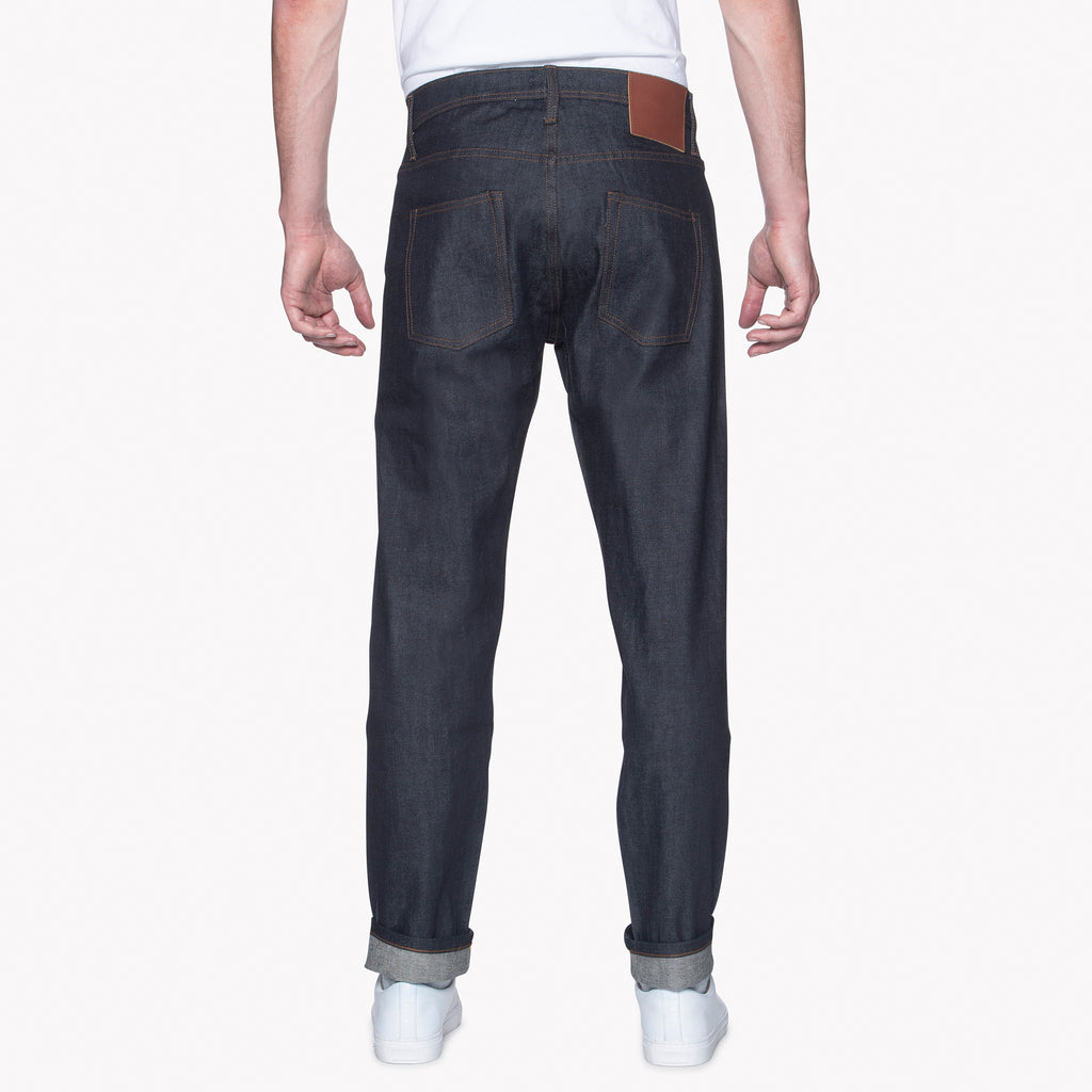 UB622 Relaxed Tapered Fit 11oz Indigo Stretch Selvedge Denim | The Unbranded Brand