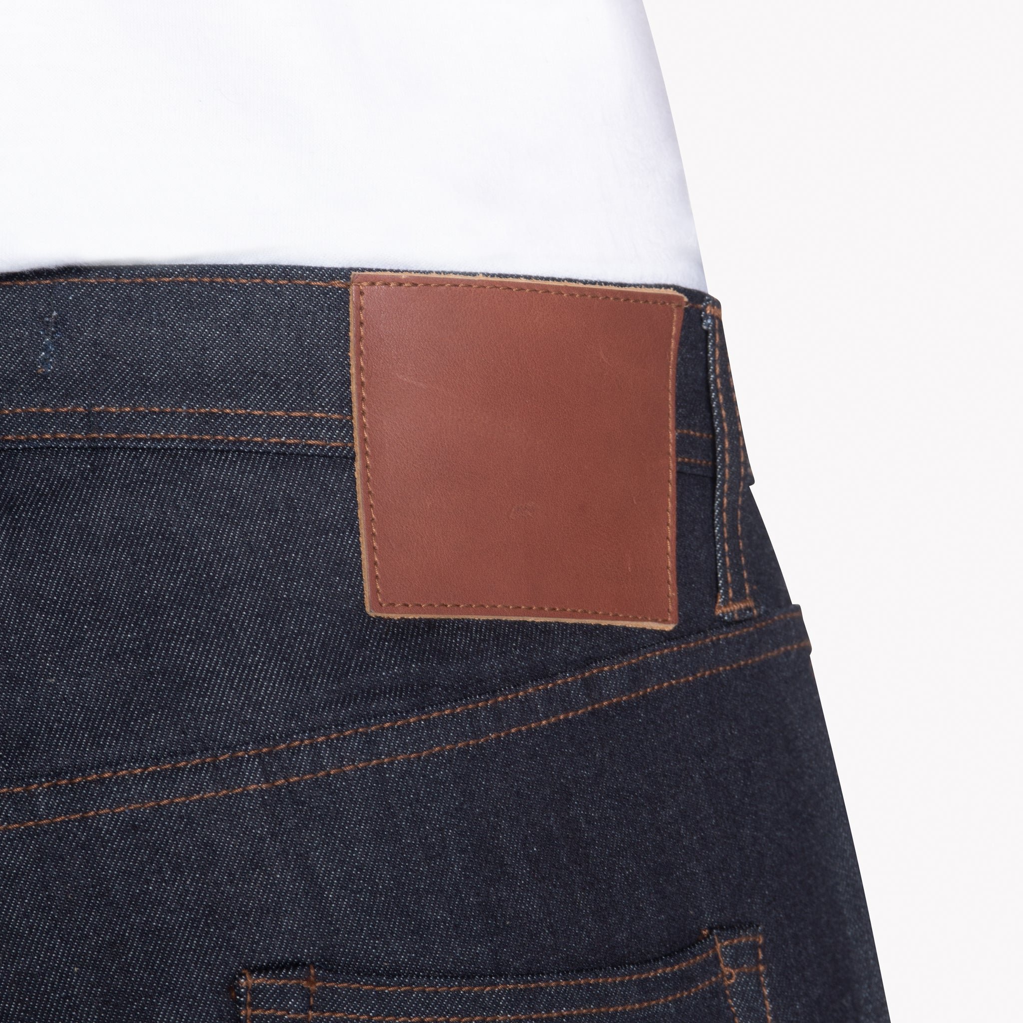 UB622 Relaxed Tapered Fit 11oz Indigo Stretch Selvedge Denim | The Unbranded Brand