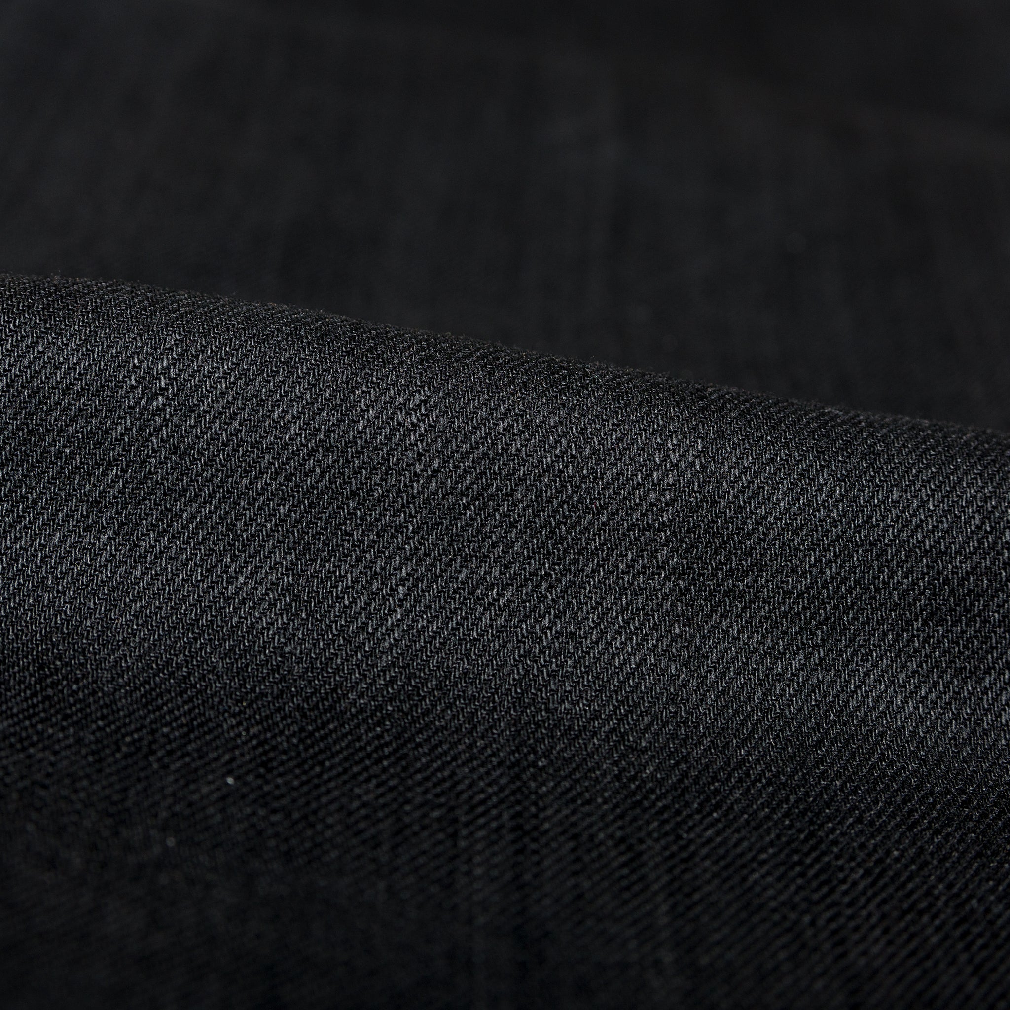 UB644 Relaxed Tapered Fit 11oz Solid Black Stretch Selvedge Denim | The Unbranded Brand
