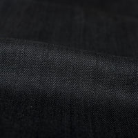 UB644 Relaxed Tapered Fit 11oz Solid Black Stretch Selvedge Denim | The Unbranded Brand